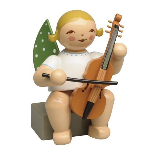 Wendt & Kühn Engel mit Viola da Gamba Blond 650/86A