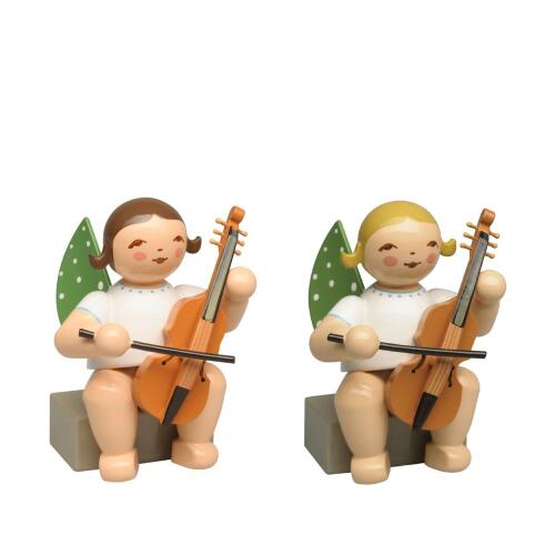 Wendt & Kühn Engel mit Viola da Gamba Doppelset 650/86A