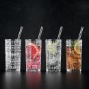 Nachtmann Tastes Good Ethno Longdrinkglas mit Glastrinkhalm 4er Set