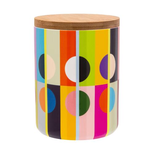 Remember Porzellandose mit Holzdeckel Orb