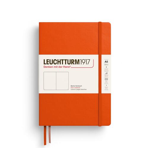 Leuchtturm1917 Notizbuch Medium A5 Hardcover Pumpkin Blanko