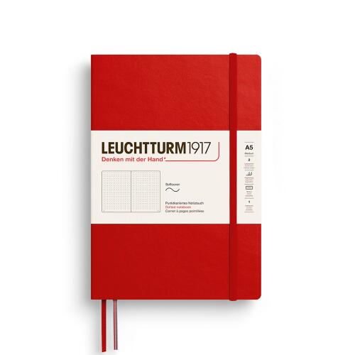 Leuchtturm1917 Notizbuch Medium A5 Softcover Cherry Dotted