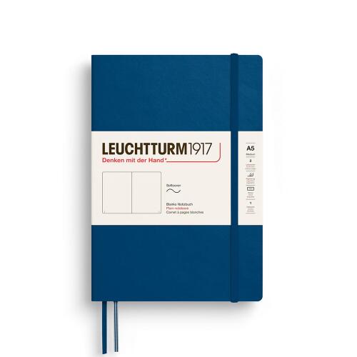 Leuchtturm1917 Notizbuch Medium A5 Softcover Indigo Blanko