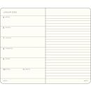 Leuchtturm1917 Wochenkalender 2027 & Notizbuch Pocket A6 Hardcover Cherry