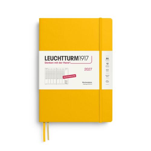 Leuchtturm1917 Wochenplaner 2027 Composition B5 Hardcover Sunflower
