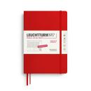 Leuchtturm1917 Wochenplaner 2027 Medium A5 Hardcover Cherry