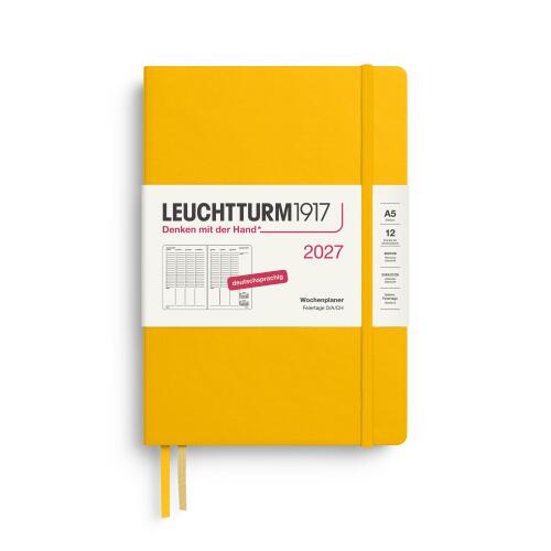 Leuchtturm1917 Wochenplaner 2027 Medium A5 Hardcover Sunflower