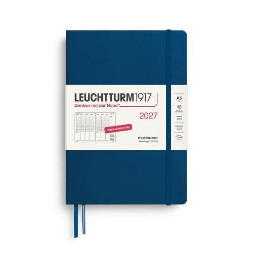 Leuchtturm1917 Wochenplaner 2027 Medium A5 Hardcover Indigo
