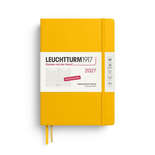 Leuchtturm1917 Tageskalender 2027 Medium A5 Hardcover Sunflower