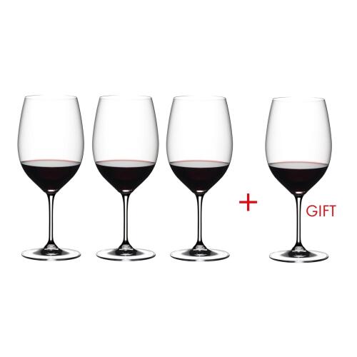 Riedel Vinum Cabernet Merlot Kauf 4 Zahl 3 Jubiläums-Set