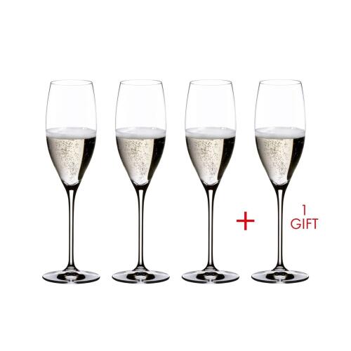 Riedel Vinum Cuvée Prestige Kauf 4 Zahl 3 Jubiläums-Set
