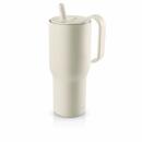 Eva Solo SipnGo Thermosbecher mit Trinkhalm Coconut 900 ml