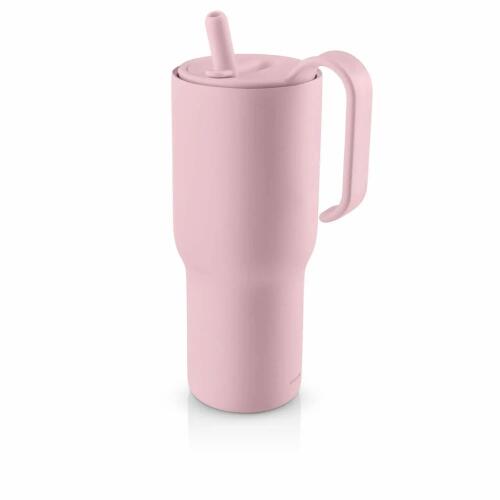 Eva Solo SipnGo Isolierbecher mit Trinkhalm Funky Ballerina 900 ml