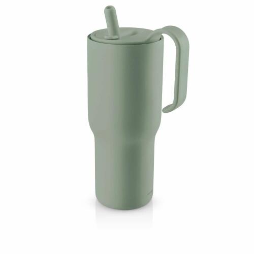 Eva Solo SipnGo Isolierbecher mit Trinkhalm Green Goddess 900 ml