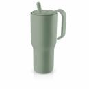 Eva Solo SipnGo Isolierbecher mit Trinkhalm Green Goddess...