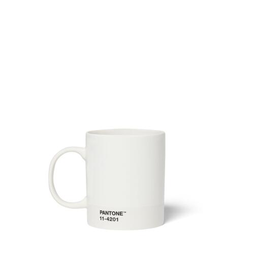 Pantone Porzellan-Becher COY 2026 Cloud Dancer 11-4201