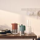 Alessi Vite Espressokocher für sechs Tassen Braun