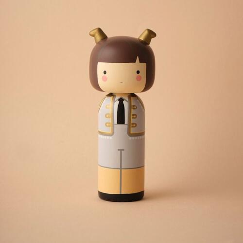 Lucie Kaas Sketch.Inc Kokeshi Doll The Zodiacs Taurus
