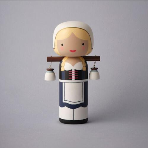 Lucie Kaas Sketch.Inc Kokeshi Doll The Zodiacs Libra