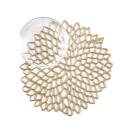 Chilewich Glasuntersetzer Dahlia Brass 6er Set