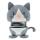 Hoptimist Cat Blue American Shorthair XS