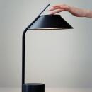 Stelton Vinkel Tragbare LED-Leuchte Schwarz