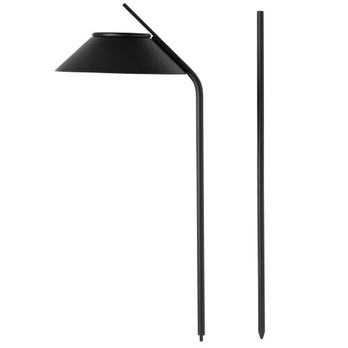 Stelton Vinkel LED-Solar-Erdspießleuchte Schwarz