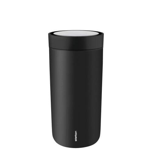Stelton To Go Click Thermobecher Soft Black 400 ml