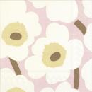 IHR Ideal Home Range Lunch Servietten Unikko Rose Cream...