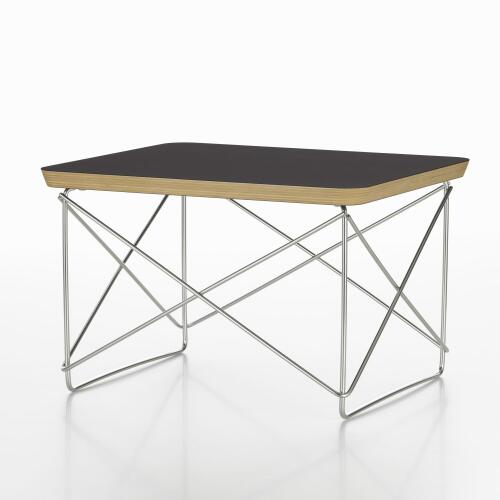 Vitra Occasional Table LTR HPL Schwarz Edelstahl