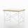 Vitra Occasional Table LTR HPL Weiß Weiß Lackiert