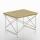 Vitra Occasional Table LTR Kastanie Edelstahl