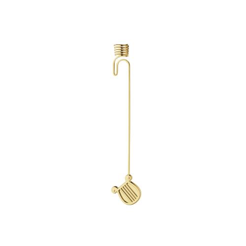 Georg Jensen Weihnachtsschmuck 2026 Kerzenhalter Harfe Vergoldet