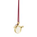 Georg Jensen Weihnachtsschmuck 2026 Ornament Harfe Vergoldet