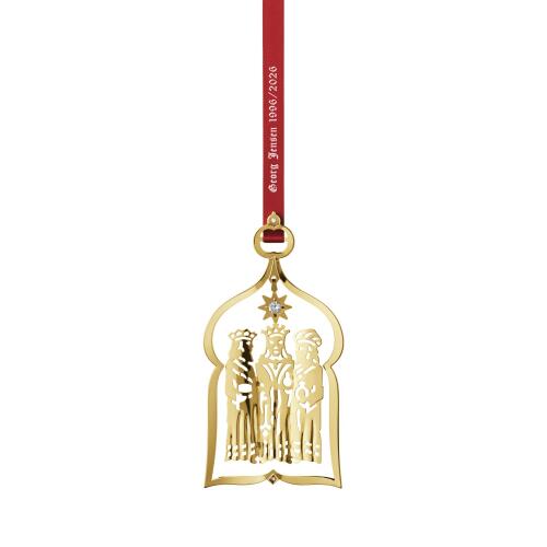 Georg Jensen Weihnachtsschmuck 1996/2026 Jubiläums-Mobile Heilige Könige Goldauflage