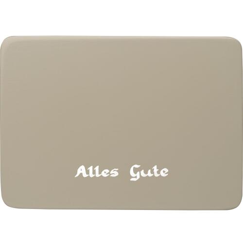 Wendt & Kühn Beschriftete Sockelplatte Alles Gute Sockel1/AG/sg