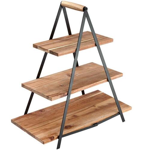 Ladelle Alto Serve & Share Servierturm Akazie 3-stufig