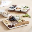 Ladelle Essentials Schalen- und Tablettset Weiß 7-teilig