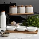 Ladelle Essentials Schalen- und Tablettset Weiß 4-teilig