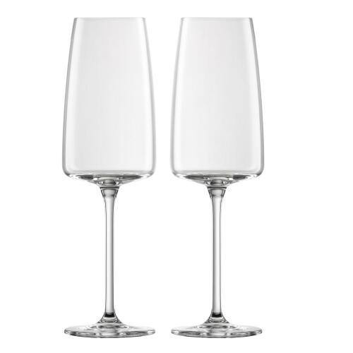 Zwiesel Glas Vivid Senses Sekt- und Schaumweinglas Leicht & Frisch 2er Set