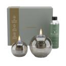 Tenderflame Geschenkset Globus 10 & 15 Graphit