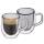Cilio Veneto Espresso-Glas Grau 2er Set