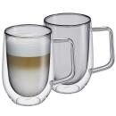 Cilio Veneto Latte Macchiato-Glas Grau 2er Set