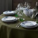 Royal Copenhagen Mega Gerippt Blau Flacher Teller 22 cm