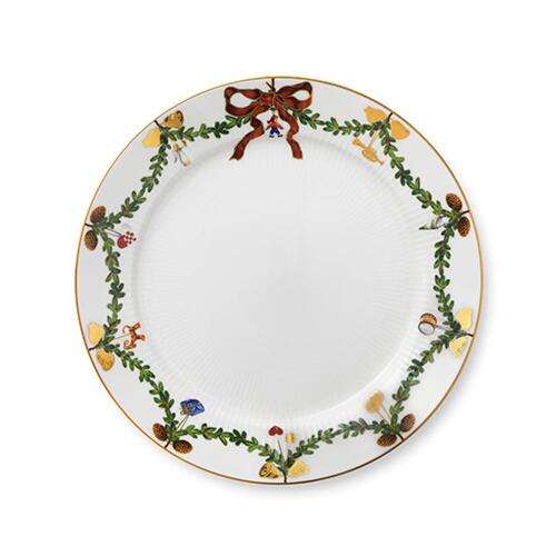 Royal Copenhagen Star Fluted Christmas Flacher Teller 27 cm