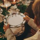 Royal Copenhagen Star Fluted Christmas Flacher Teller 22 cm