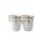 Royal Copenhagen Star Fluted Christmas Henkelbecher 360 ml 2er Set