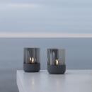 Blomus Calma Windlicht S Steel Gray Smoke (Retourware)