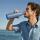 FLSK Trinkflasche Denim 750 ml