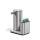 Simplehuman Wiederaufladbarer Sensorspender mit Caddy Edelstahl Gebürstet 266 ml